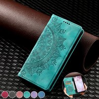 Magnetic Case For iPhone 15 Pro Max Case Mandala Leather Cover For iPhone 15 14 7 8 Plus 11 12 13 Pro Max X XS XR SE 2022 Fundas