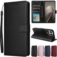 Wallet Solid Color High-quality With Card Slot Photo Frame Kickstand Magnetic Flip Leather Case For Xiaomi 17T Pro Cover 17T