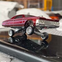 1/64 Scale Lowrider Car Bicycle Model Accessories With Wheel Hub Modification DIY Collection Miniature Scene Display Alloy