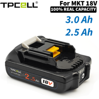 BL1830 3Ah/2.5AH For Makita 18V Battery Power Tools Li-ion Replacement LXT BL1825 BL1820 for 18 V Screwdriver with BMS TPCELL