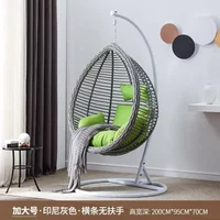 A Hot Sell Outdoor Hanging Rattan Egg Chair Leisure Wicker Patio Swing Chair