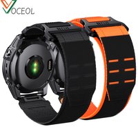 QuickFit 22mm Nylon Watch Band for Garmin Fenix 8 47mm, Fenix 7/6 Pro, Replacement straps for Epix 2, Forerunner 965 955 945 935