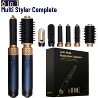 6 in 1 Hair Dryer Multi Styler With Hair Brush Curling Iron Hair Straightener Personal Care Styling Tool Hair Dryer Multi Styler