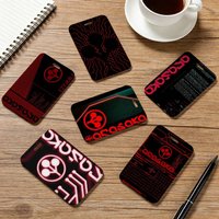 Fashion A-Arasaka Card Holder Employee Card Cover Lanyard Work Business ID Badge Holder Name Tag Cards Case