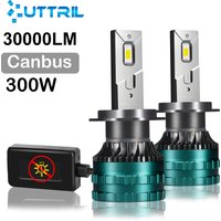 Candus auto led scheinwerfer h4 led h7 led h8 h9 h11 h1 9005 hb3 9006 hb4 auto led lampe csp chip 300w 30000lm 6000k 12v