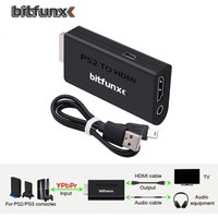 BitFunx HDMI Audio And Video Adapter For PS2 To HDMI-Compatible Converter For PS2 Game Console 480i/480p/576i/576P/720P/1080i