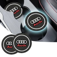 Car Water Cup Slot Non-Slip Mat interior Accessories For Audi A4 B7 A6 C7 B9 B6 A5 B8 C6 4F A5 A3 A1 Sline 8P A7 A8 S3 S4 8L Q6