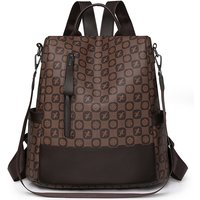 Anti Theft Letter Printed Backpack With Multifunctional Large Capacity Travel Backpacks High Quality Leather Mochilas SchoolBag