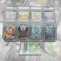 2025 PRE EN Umbreon Ex Special Illustration Rare DIY Proxy PTCG Graded Collection Card #161 GEM MT 10 Card Holographic Label