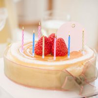 60Pcs Relighting Candles Prank Trick Funny Birthday Party Joke Candles for Cake Cupcake Decorations Blowout Usage