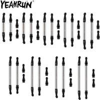 YEAHRUN 1Pair Linkage Chassis Links Rod Suspension 50-155mm and Rod End Ball Head for Axial SCX10 Wraith TRX4 TRX6 D90 Parts
