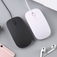 Hot Selling Neutral Wired Mouse 2.4Ghz with USB Cable Ergonomic Ultrathin Mice For PC Laptop Business Computer Office Mouse 1.2m