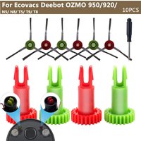 For ECOVACS DEEBOT OZMO 950/920/ N5/ N8/ T5/ T9/ T8 Replaceable Side Brush Motor Snap Gear Spare Parts Sweeping Vacuum Cleaner