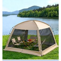 Large Outdoor Tent Canopy Sunshade Screen Gazebo Portable Mosquito Proof Camping Shelter