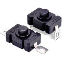 5 KAN-28 1.5A250V Flashlight Switch Self-locking SMD Button Switch Copper Foot Test Press Self-locking One Open One Close Press