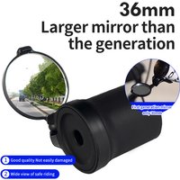 Rrskit Bicycle Handlebar Mirror For MTB/Road Bicycle 360 Degrees Rotate Bike Side Handlebar Mirror Convenient Bicycle Component
