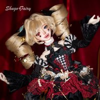 BJD Doll 1/4 Cassandra Fullset D Bariy Big Chest Body Circus Fairy Tale Shugafairy Acrobat Poker Magic Queen Resin Figure