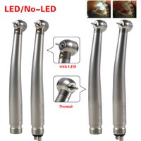 Dental Fiber Optic LED E-generator /No LED Fast High Speed Handpiece Push Button 4/2Holes Air Turbine NSK Style