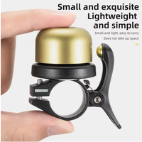 AliExpress OFFBONDAGE Bicycle Bell For AirTag Bike Mount GPS Tracker Waterproof Brass Holder Hides AirTag Under Bike Bell Anti-Theft Bike Accessories