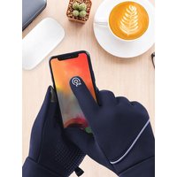 AliExpress NONE Heated Gloves For Men Man Touchscreen Gloves Warm Thermal Windproof Warmers For Cold Weather Cycling Hunting Driving skiing