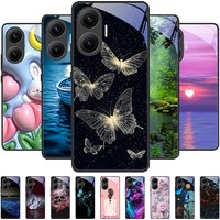 For Xiaomi Poco F7 5G Case Tempered Glass Camera Protective Phone Case For Pocophone Poco F 7 PocoF7 Back Cover Coque Fundas