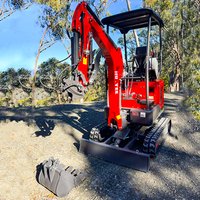 High Quality Mini Excavators 1.6 Ton Customize Wholesale EPA Euro 5 Engine Small Excavator Multifunction Mini Excavator Price