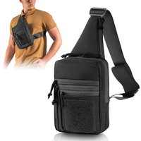 Outdoor Schulter Brusttasche Verdeckte Tragetasche Umhängetasche Cabrio Rucksack für Jagd Camping