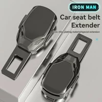 Alloy Car Seat Belt Extension Plug Buckle Seatbelt Clip Adjustable Extender Lengthening Safety belt Buckle Car Accessories