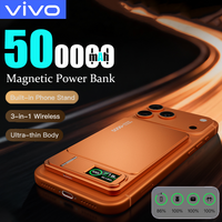 VIVO 500000mAh Magnetic Power Bank Wireless Slim Original Power Bank For MagSafe External Battery for iPhone 17/16/15/14