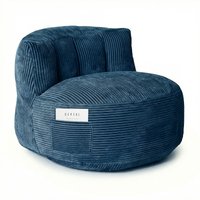 Sitzsack-Stuhl mit Vakuumkompression, Sitzsack-Sofa für Erwachsene, Weiches, Gefülltes Lazy-Floor-Sofa mit Stützender Füllung, Bequemes Einzelsofa für Wohnzimmer, Schlafzimmer, Apartment