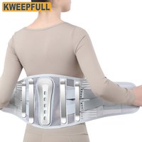 1PCS Bionic Support Back Brace for Lower Back Pain, Adjustable Lumbar Support Belt with Soft Breathable Mesh & Lumbar Pad