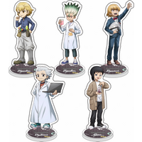 Store Dr.Stone Gen Asagiri Senku Ishigami Idle Style Costume 15cm Acrylic Stand Desktop Decor Fans Charm Anime Gifts