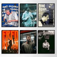 Singer F-Fred Again Poster Elegant And Affordable Wall Art Stickers For Dormitory Living Room And Bedroom Spaces