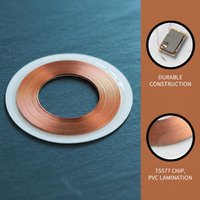 5Pcs 125KHz ID T5577 Writable Rewritable Copper Coil Coin Card Keyfob RFID