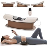 Electric Lumbar Traction Massager Inflatable Back Stretcher Device Adjustable Vibration Waist Massager Waist Spine Support Back