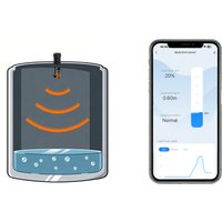 ULS-03GW Indoor Household Alarm Wifi Ultrasonic Tank Level Monitor Mobile Tuya Smart Life APP Liquid Level Sensor