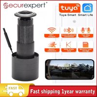 1080P HD Peephole Door Wifi Camera Tuya Smart Home Wireless Security Surveillance Monitor Electric Night Vision Remote Recording