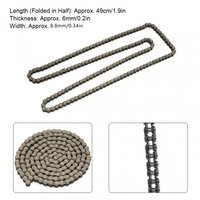 AliExpress NONE 158Links Chain 25H 158Links Stainless Steel Chain Fits for 47cc 49cc Bike Mini Quad ATV Scooter Chain Motorcycle Chain