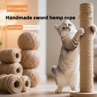 DIY Cat Tree Scratching Post Rope Natural Sisal 4/6/8MM 20/50M Anti-scratch Furniture Protector Cat Claw Grinding Pet Product