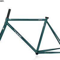 AliExpress NONE TSUNAMI SNM4130 700C Fixed Gear Bicycle Frameset 50/52/55cm Chromoly Steel Racing Track Fixie Bicycle Frame Single Speed Frame