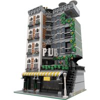 5024PCS PUB house modular MOC streetview Puzzles Sets Architecture Creative Assembly Christmas Birthday Toys Gifts for Kids Ages