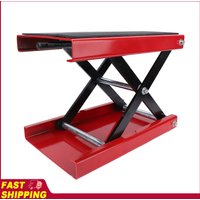 Lift Scissor Jack 3.35 to 13.39in Motorcycle Jack Motorcycle Adjustable Height Foldable 500kg Capacity Motorbike Jack Stand