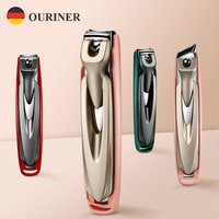 Colorful Nail Clippers Anti-Splash Nail Cutter Detachable Design Fingernail Clippers Stainless Steel Manicure Nail Tool