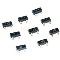 100PCS S8050 S8550 SS8050 SS8550 S9012 S9013 S9014 S9015 S9018 SOT23 J3Y 2TY Y1 Y2 2T1 J3 J6 M6 J8 SOT-23 SMD Transistor
