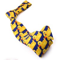 Funny How I Met Your Mother Ducky Tie Rubber Duck Yellow Necktie Ties 8cm Printed Tie