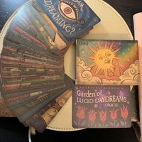 Garden of Lucid Daydreams Oracle Deck - 52 Pcs Surreal Dream Divination Cards for Meditation Double-embossed 9*6cm