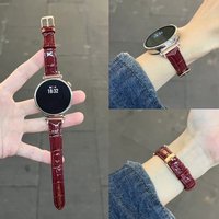 20mm 18mm 22mm band leather loop Strap For Samsung Galaxy Watch 7 FE 5 Pro 4 6 classic 44mm 40mm sport correa