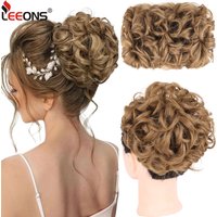 Short Curly Ponytail Extension Drawstring Loose Hair Bun Hairpiece For Women High Temperature Synthetic Fiber Hair Bun Extension