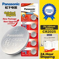 Original Panasonic CR2025 3V ECR2025 Lithium Battery(2-30pcs)For Car Remote Control Watch Motherboard Scale Button Coin Cells