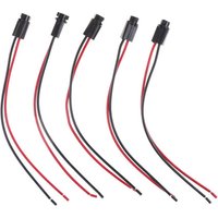 5PCS T5 Wired LED Light Socket Holder for Auto Car Dashboard Gauge Lamp Bulb